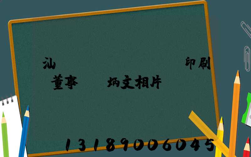 汕頭東風(fēng)印刷廠董事長黃炳文相片